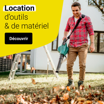 Location d'outils et de matériel