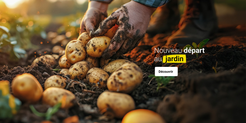 G-01 - Découvrez notre gamme de produits pour un nouveau départ au jardin : équipements, décorations et solutions pratiques