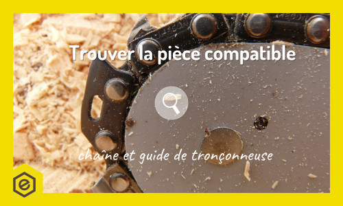 Trouvez facilement la référence de guide ou chaîne de tronçonneuse - Outil Gratuit en Ligne