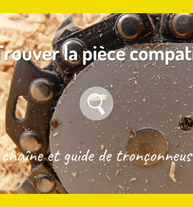 Outil de recherche : chaîne et guide de tronçonneuse